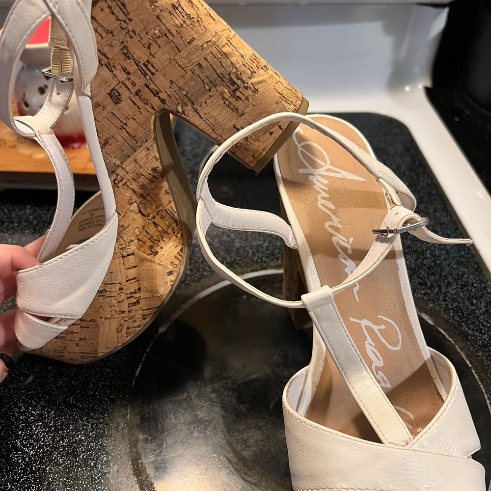 Women’s high heels worn one time